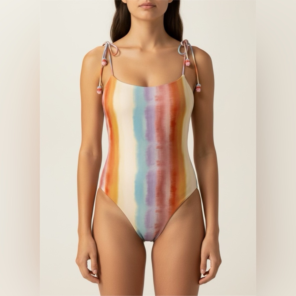 Colorful Tie-Dye One Piece Swimsuit